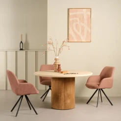 Eettafel Doble Naturel - Ø 130 cm