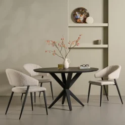 Eettafel Enjoy Zwart - Ø 130 cm