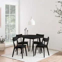 Eettafel Guss Zwart - Ø 105 cm