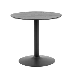 Eettafel Heeze - Ø 80 cm Zwart