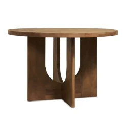 Eettafel Liam Kastanjebruin - Ø 150 cm