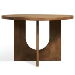 Eettafel Liam Kastanjebruin - Ø 150 cm
