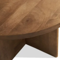 Eettafel Liam Kastanjebruin - Ø 120 cm