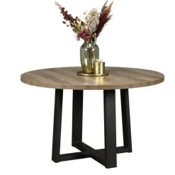 Eettafel Middelburg Bruin - Ø 130 cm