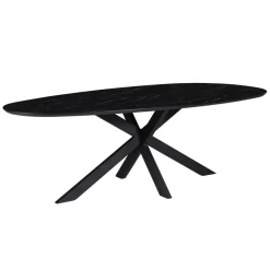 Eettafel Nyborg Zwart - 225x115 cm