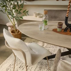 Eettafel Viborg Naturel - 220x110 cm