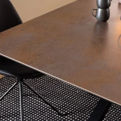 Eettafel Vikten Bruin - 200x100 cm