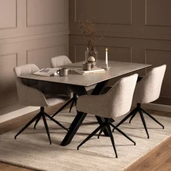 Eettafel Vikten Grijs - 200x100 cm