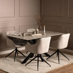 Eettafel Vikten Grijs - 200x100 cm