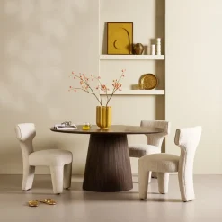 Eettafel Viktor Donkerbruin - Ø 150 cm