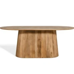 Eettafel Viktor Lichtbruin - 230x110 cm
