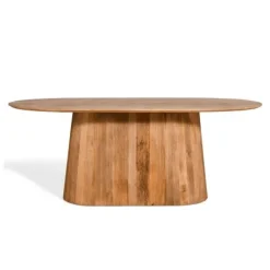 Eettafel Viktor Lichtbruin - 180x100 cm