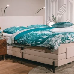 Elektrische Boxspring Barcelona Naturel - 180x200 cm