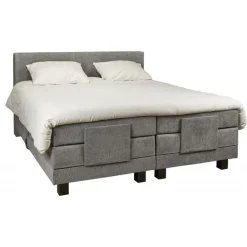 Elektrische Boxspring Sevilla Grijs - 180x200 cm