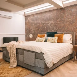 Elektrische Boxspring Sevilla Grijs - 180x200 cm