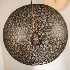 Hanglamp Dori Zwart - E27 - Ø 50 cm