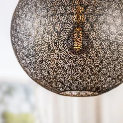 Hanglamp Dori Zwart - E27 - Ø 50 cm