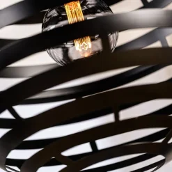 Hanglamp Emile Zwart - E27 - Ø 30 cm