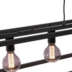 Hanglamp Eric Zwart - 7 x E27 - 168 cm breed