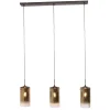 Hanglamp Yvet Goud - 3 x E27 - 100 cm breed