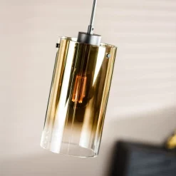 Hanglamp Yvet Goud - 3 x E27 - 100 cm breed