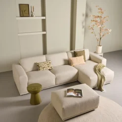 Hocker Kobe Beige - 95x65 cm