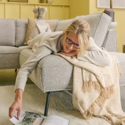 Hoekbank Alford Rechts Naturel