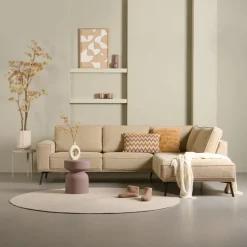 Hoekbank Alford Rechts Zand