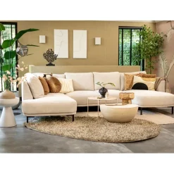 Hoekbank Andelst Divan Links Beige