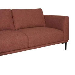 Hoekbank Andelst Links Steenrood