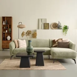 Hoekbank Cardiff Rechts Groen