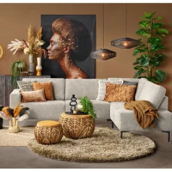 Hoekbank Deventer Rechts Grijs