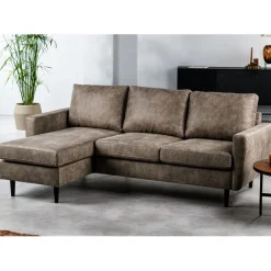 Hoekbank Kinslee Links & Rechts Taupe