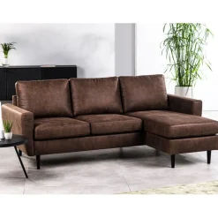 Hoekbank Kinslee Links & Rechts Bruin