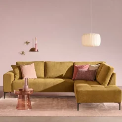 Hoekbank Stegen Rechts Mosterdgeel