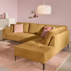 Hoekbank Stegen Rechts Mosterdgeel