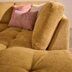 Hoekbank Stegen Rechts Mosterdgeel