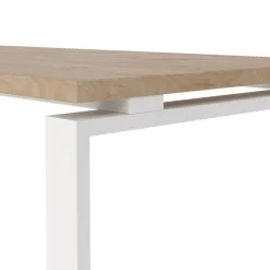 Hoekbureau Bram Eiken / Wit - 150x76x100 cm