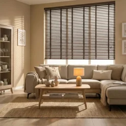 Houten Jaloezie Bruin