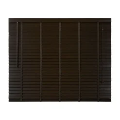 Houten Jaloezie Bruin - 180x130 cm