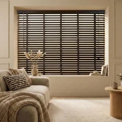Houten Jaloezie Bruin - 220x180 cm