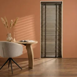 Houten Jaloezie Bruin - 80x210 cm