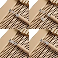 Houten Jaloezie Naturel - 100x210 cm