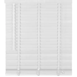 Houten Jaloezie Wit - 120x210 cm