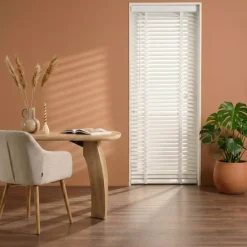 Houten Jaloezie Wit - 60x180 cm