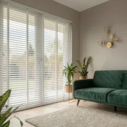 Houten Jaloezie Wit - 200x210 cm