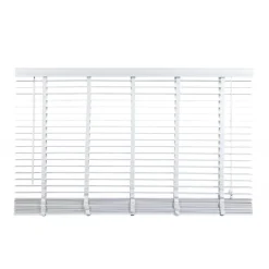 Houten Jaloezie Wit - 160x210 cm