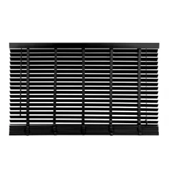 Houten Jaloezie Zwart - 200x180 cm