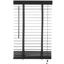 Houten Jaloezie Zwart - 80x130 cm