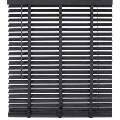 Houten Jaloezie Zwart - 120x210 cm